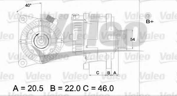 VALEO 437192 Alternator